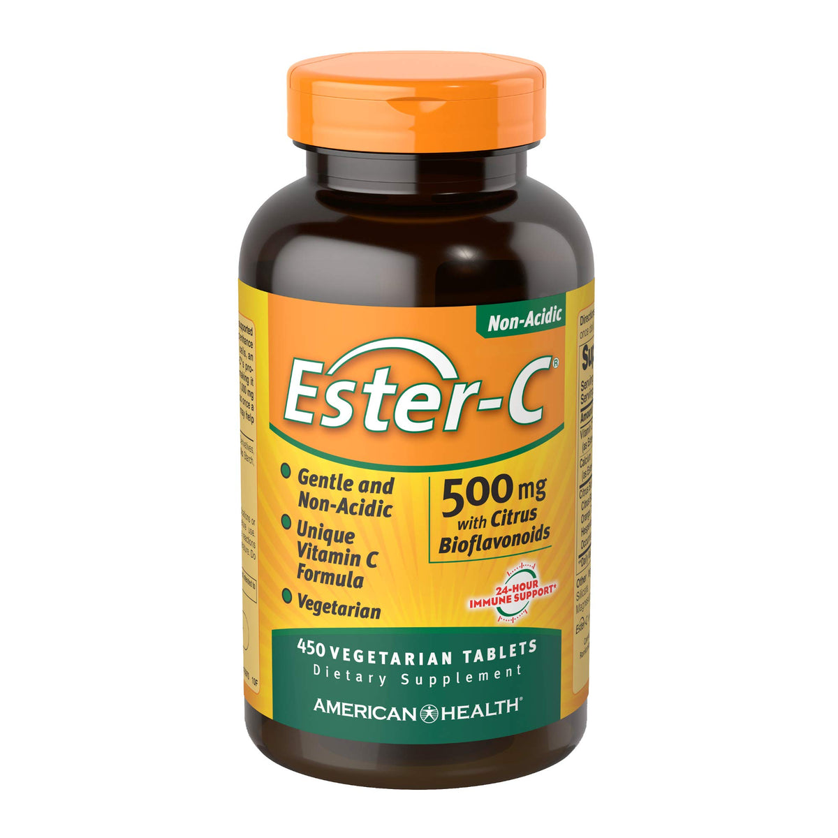 Ester-Vitamine C 500 mg American Health, vue avant du flacon
