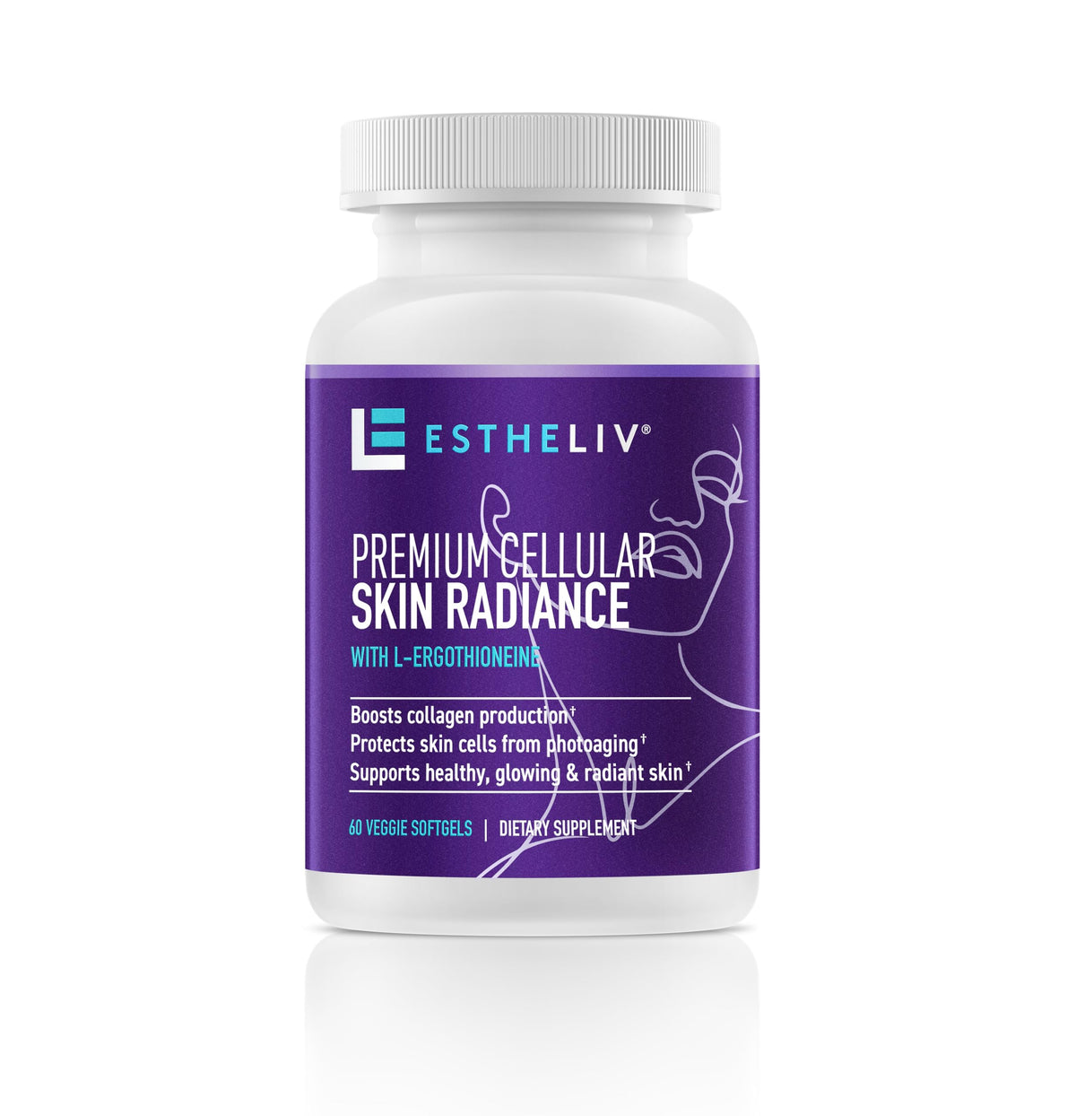 ESTHELIV Premium Cellular Skin Radiance 60 gélules végétales vue de face