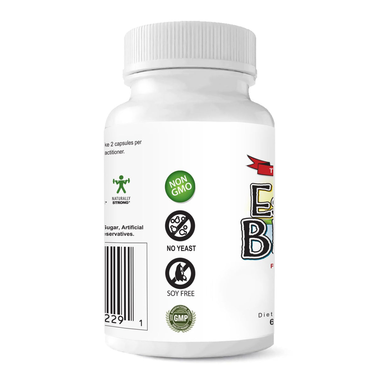 Estroblock PRO Triple Strength 60 Capsules sur une surface en bois