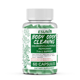 ESUNM Complément Alimentaire Déodorant Corporel 650 mg, vue arrière