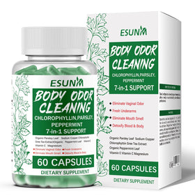 ESUNM Complément Alimentaire Déodorant Corporel 650 mg, vue de face