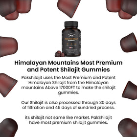 Étapes d'utilisation des gummies PakShilajit, conseils