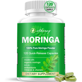 Etheray capsules de Moringa 800mg vue de face
