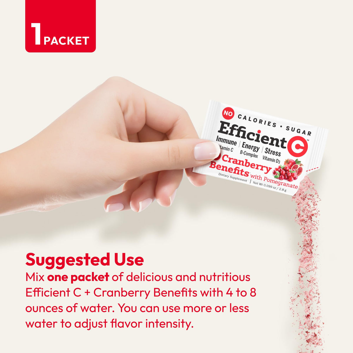 Étiquetage de Efficient C Mélange de Baies avec informations nutritionnelles