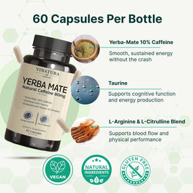 Étiquetage détaillé des ingrédients des capsules de VINATURA