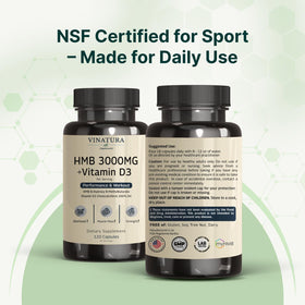 Étiquetage NSF sur le produit VINATURA HMB 3000mg