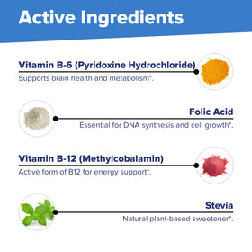 Étiquette de Complément Alimentaire B-12 10000 mcg