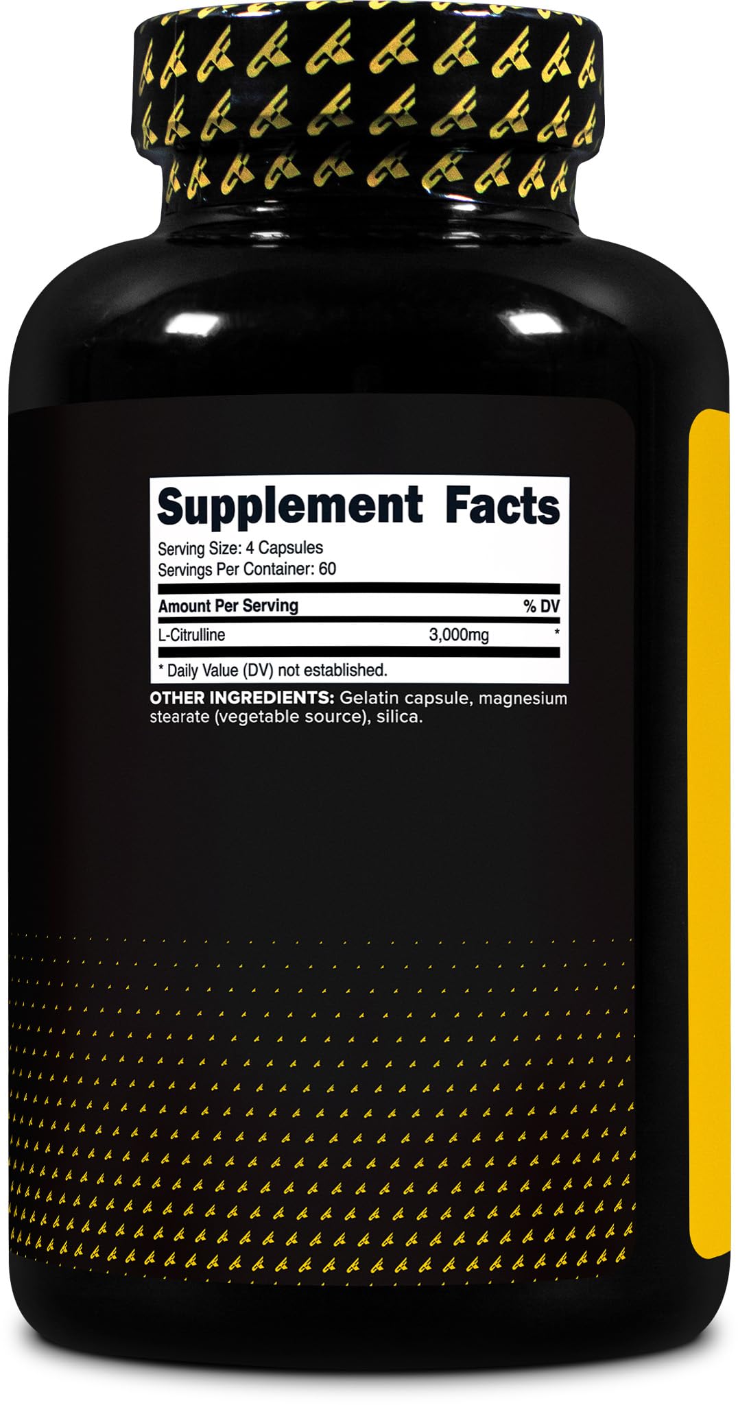 Étiquette de flacon de Primaforce L-Citrulline 3000mg