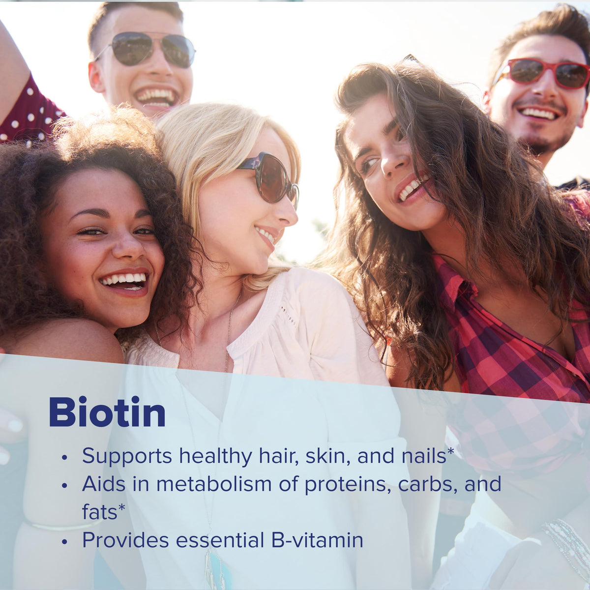 Étiquette de la boîte de Biotine 10 000 mcg de quality Source