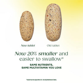 Étiquette de la boîte de MegaFood Multivitamine Homme 55+