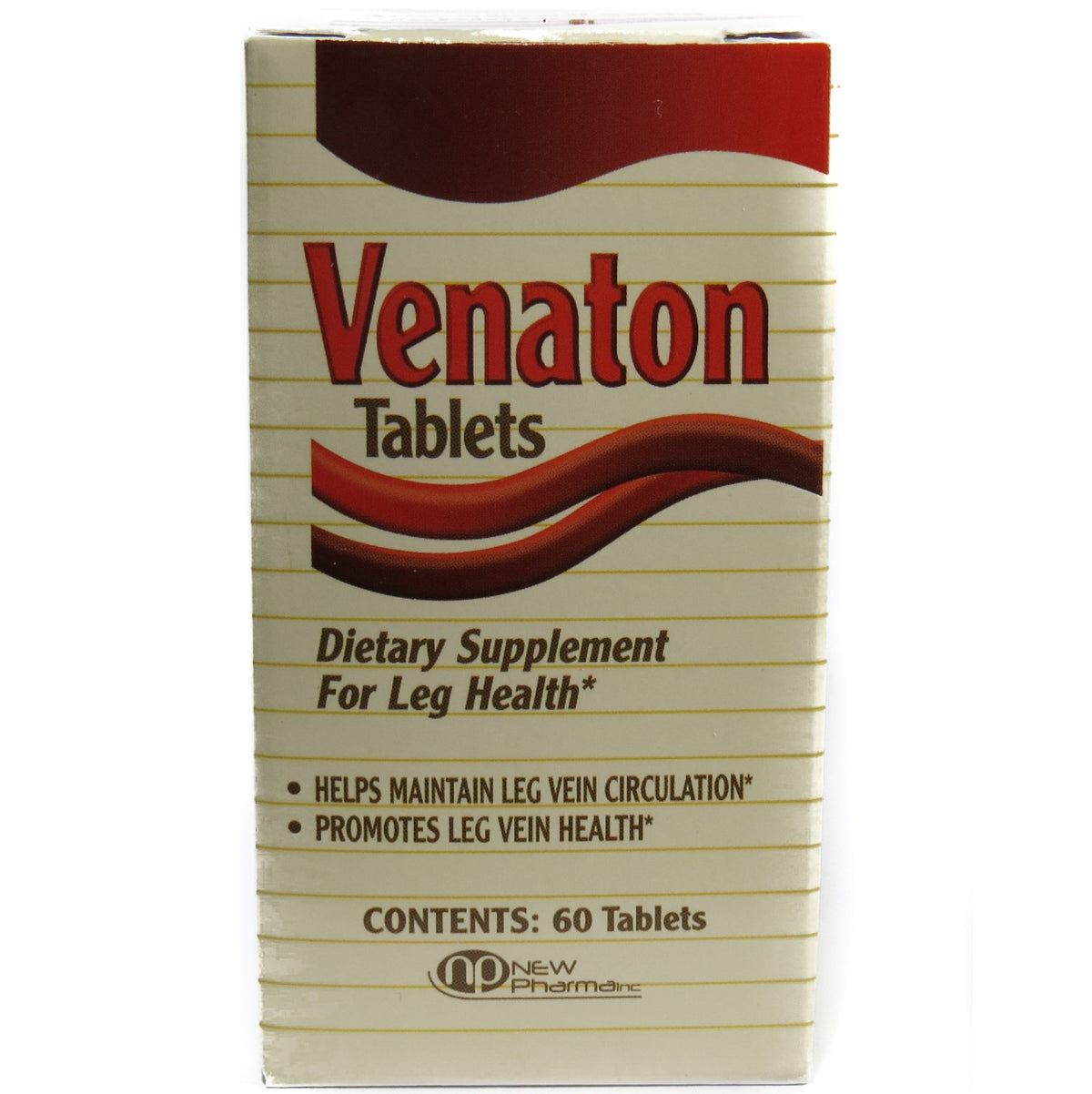 Étiquette de la boîte Venaton avec les spécifications du produit