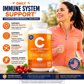 Étiquette de la bouteille de berkley jensen Vitamine C 1000mg