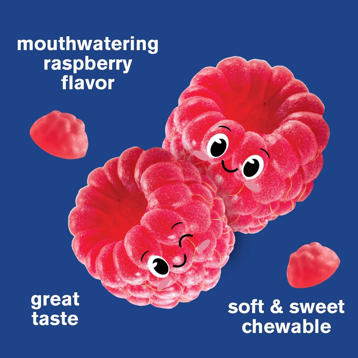 Étiquette de la bouteille de gummies de biotine WellYeah avec ingrédients