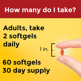 Étiquette de la bouteille de Nature Made CoQ10 200mg, détails des ingrédients