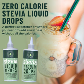 Étiquette de la bouteille de stevia liquide NatriSweet