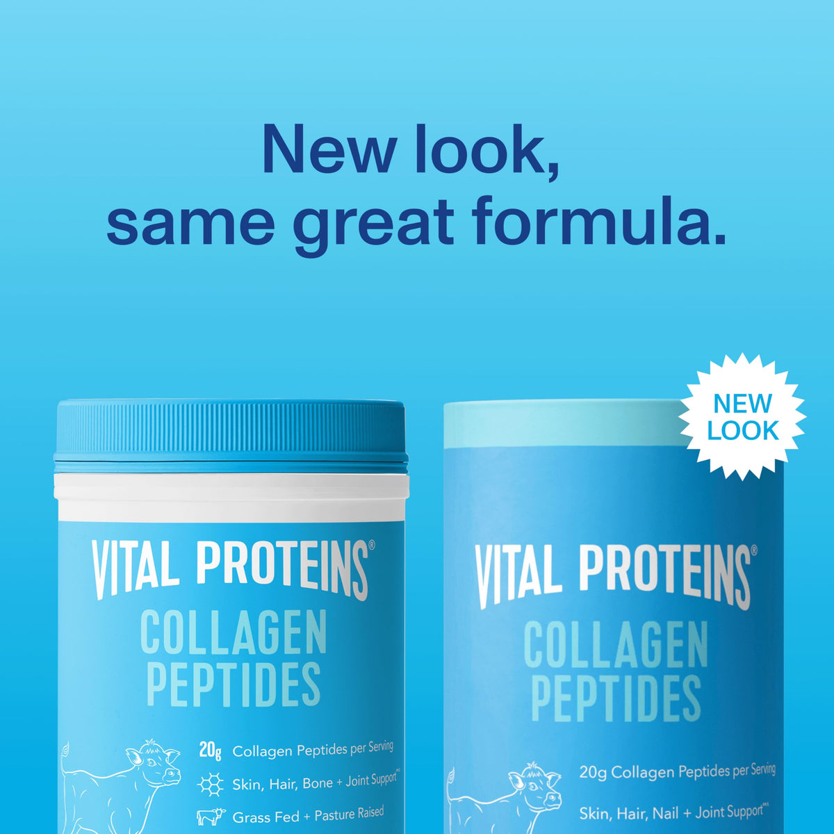 Étiquette de la Poudre de Peptides de Collagène Vital Proteins