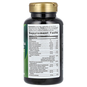 Étiquette de Nature's Way OsteoPrime Plus avec informations nutritionnelles