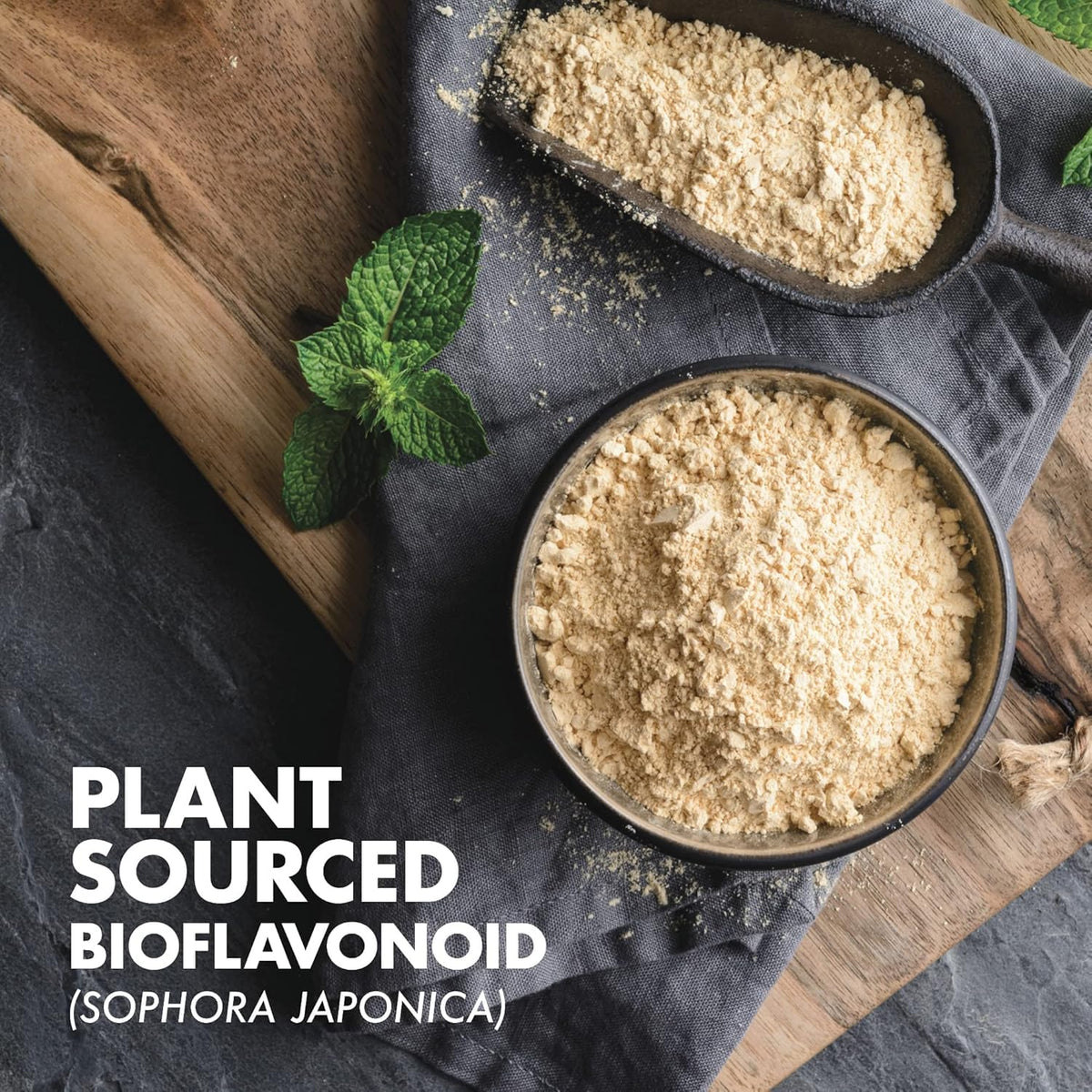 Étiquette de produit BlueBonnet Rutin montrant la composition