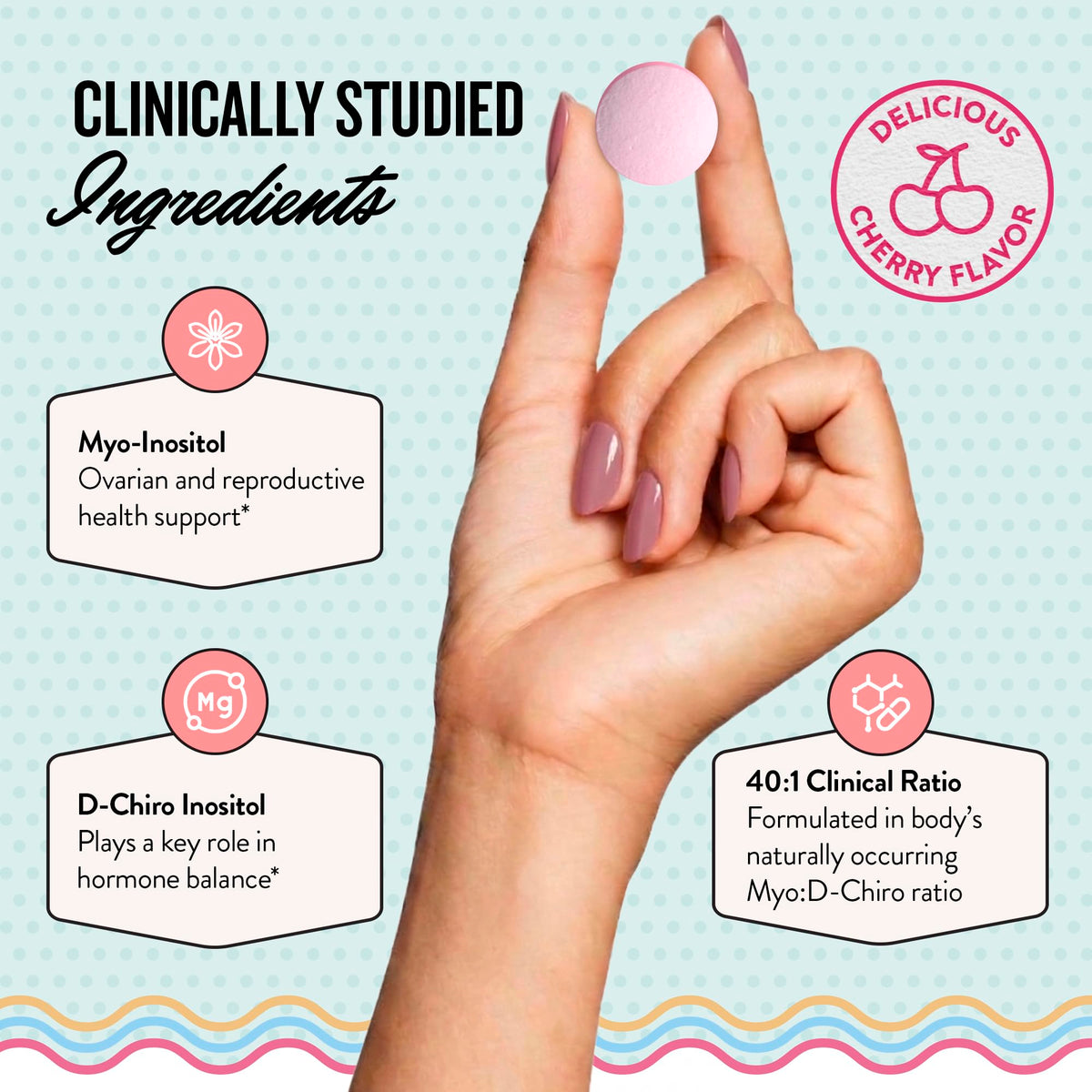 Étiquette de produit Legendairy Milk Myo Inositol D-Chiro Inositol