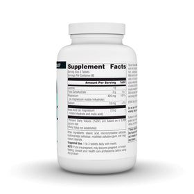 Étiquette de Source Naturals Acide Malique 2 500 mg