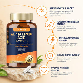Étiquette de Totaria Acide Alpha Lipoïque 1000mg