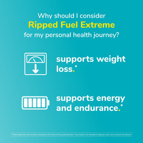 Étiquette de Twinlab Ripped Fuel Extreme avec ingrédients