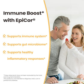Étiquette de Vitamin World EpiCor 500 mg sur la boîte