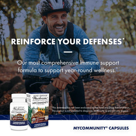 Étiquette des capsules Host Defense MyCommunity