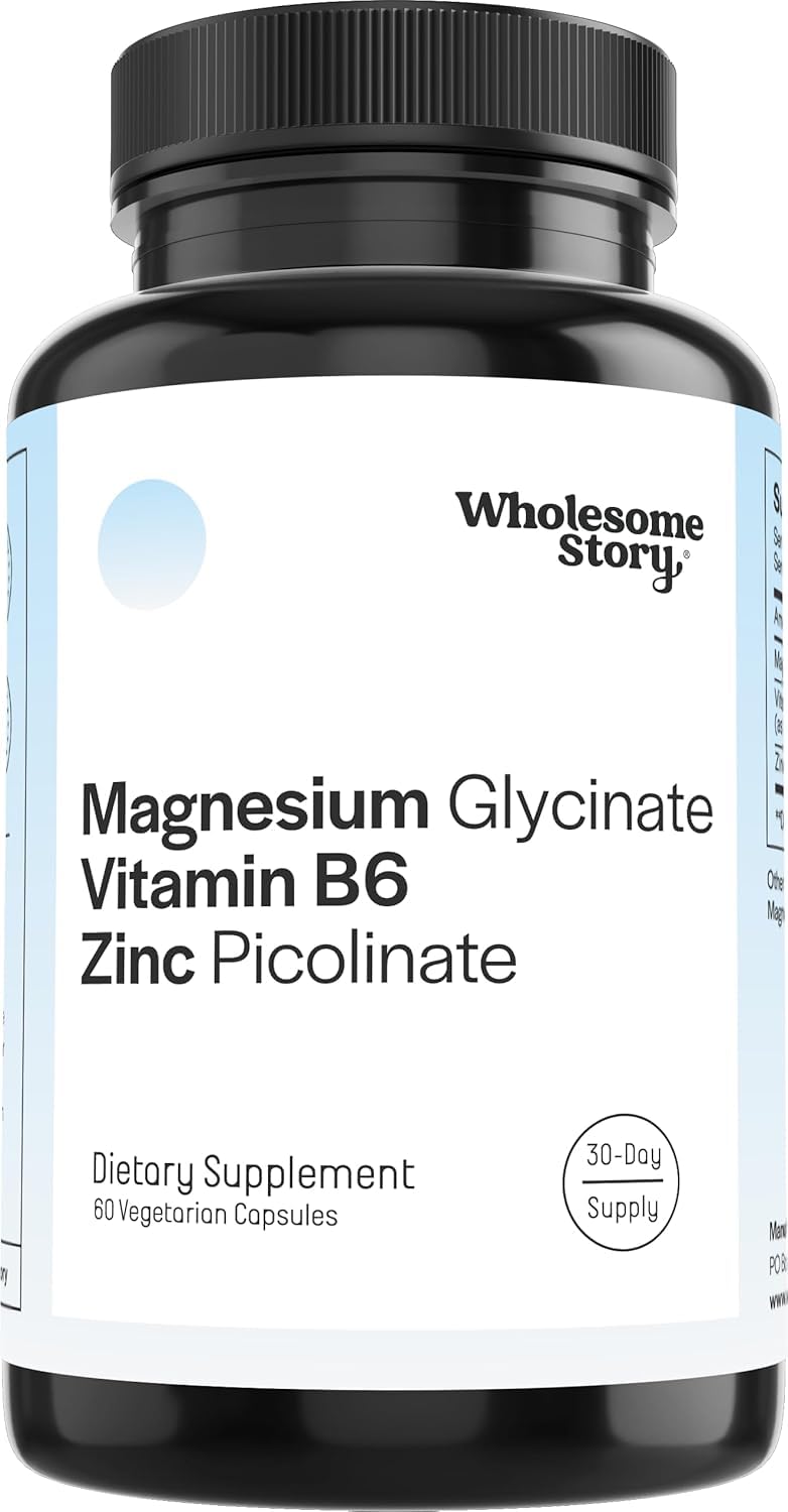 Étiquette des compléments Zinc Picolinate et Magnésium Glycinate