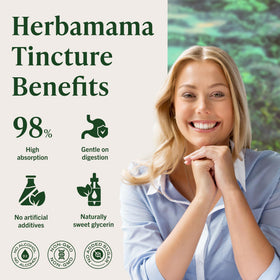 Étiquette des gouttes d'Irish Sea Moss HERBAMAMA