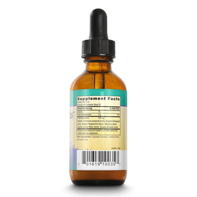 Étiquette des gouttes Echinacea pour enfants avec ingrédients