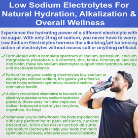 Étiquette des ingrédients des capsules d'électrolytes Kidney Restore