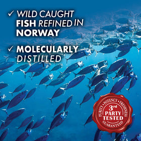 Étiquette des ingrédients des gélules Omega-3 BlueBonnet