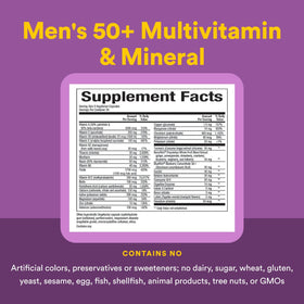 Étiquette des Multivitamines Femme 50+ Natural Factors