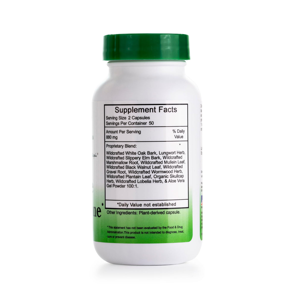 Étiquette du complément alimentaire Calcium de Christopher's avec ingrédients