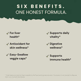 Étiquette du complément alimentaire Chardon-Marie Sownandgrown