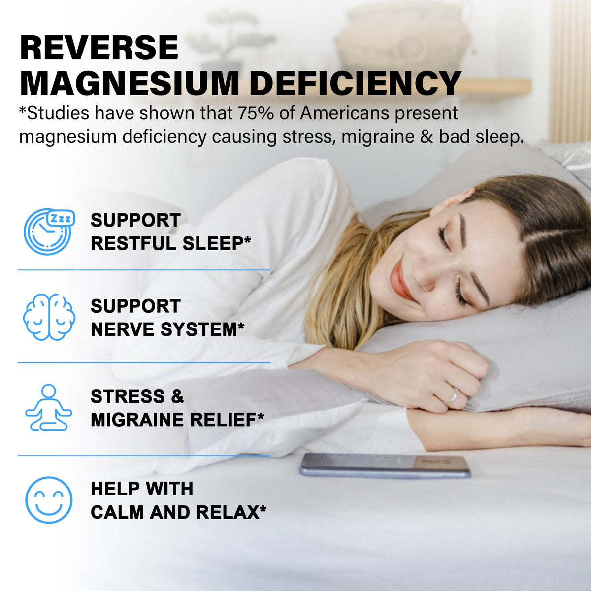 Étiquette du complément alimentaire EnvyCure Magnésium 500mg