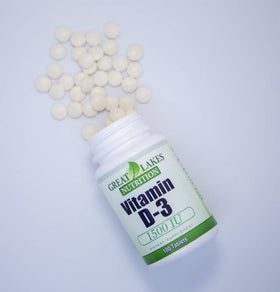 Étiquette du complément alimentaire Vitamine D3 1500UI Great Lakes Nutrition