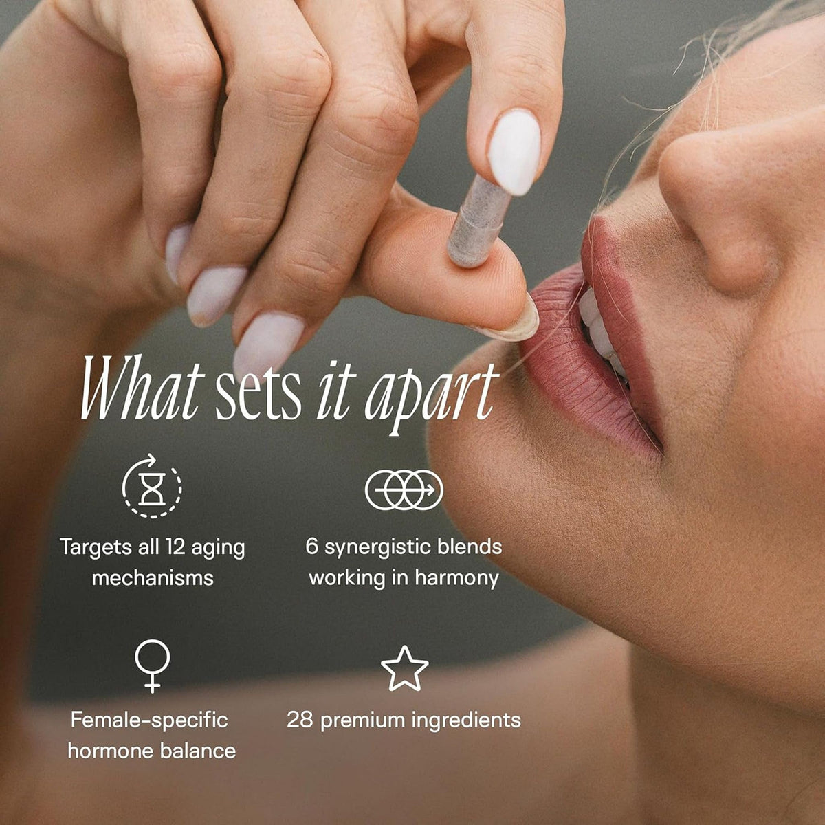 Étiquette du complément NAD+ Happy Aging