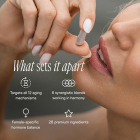 Étiquette du complément NAD+ Happy Aging
