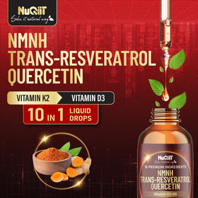 Étiquette du complément NUQIIT 10in1 NMNH 1000mg