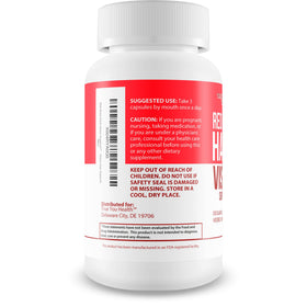 Étiquette du complément Vision True You Health avec information nutritionnelle