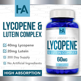 Étiquette du complexe de Lycopène et Lutéine Healing Awakening