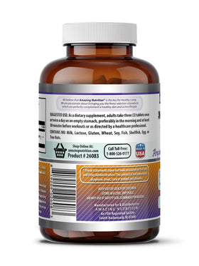 Étiquette du flacon Amazing Nutrition AAKG 3500 Mg