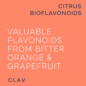 Étiquette du flacon Bioflavonoïdes Agrumes CLAV