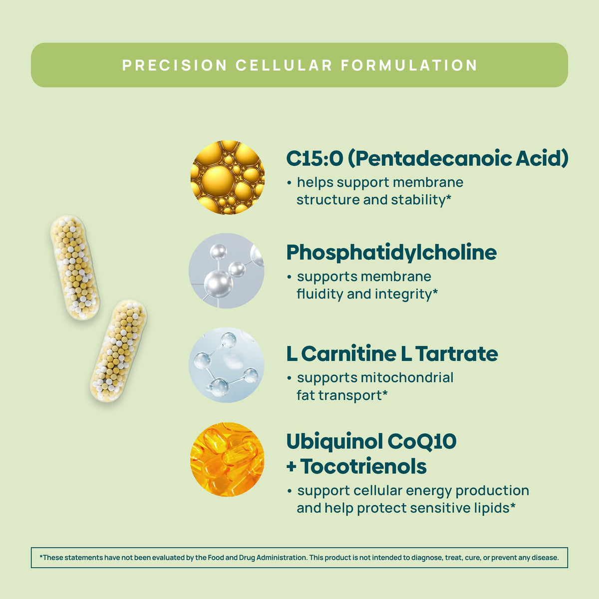 Étiquette du flacon d'acide pentadécanoïque C15:0 Stay-Well Naturals