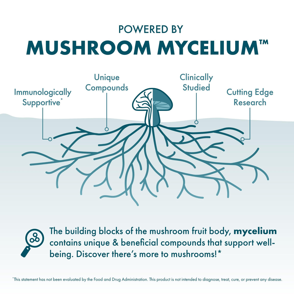 Étiquette du flacon d'extrait de Reishi Host Defense