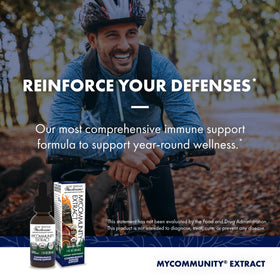 Étiquette du flacon d'extrait MyCommunity de Host Defense