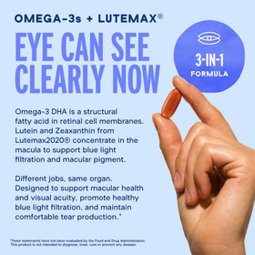 Étiquette du flacon d'Oceanblue Omega-3 2100
