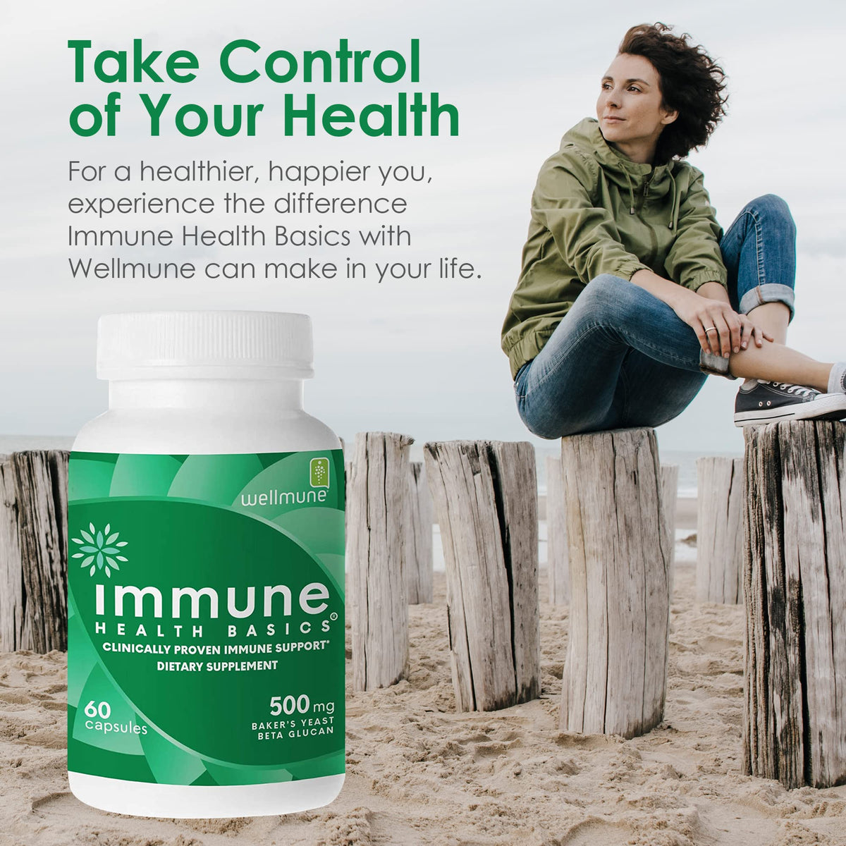 Étiquette du flacon daily wellness Health Basics